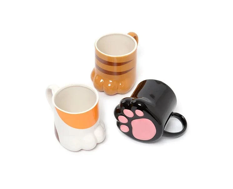 Cat Paw Ceramic Mug: Black Cat - Image 3
