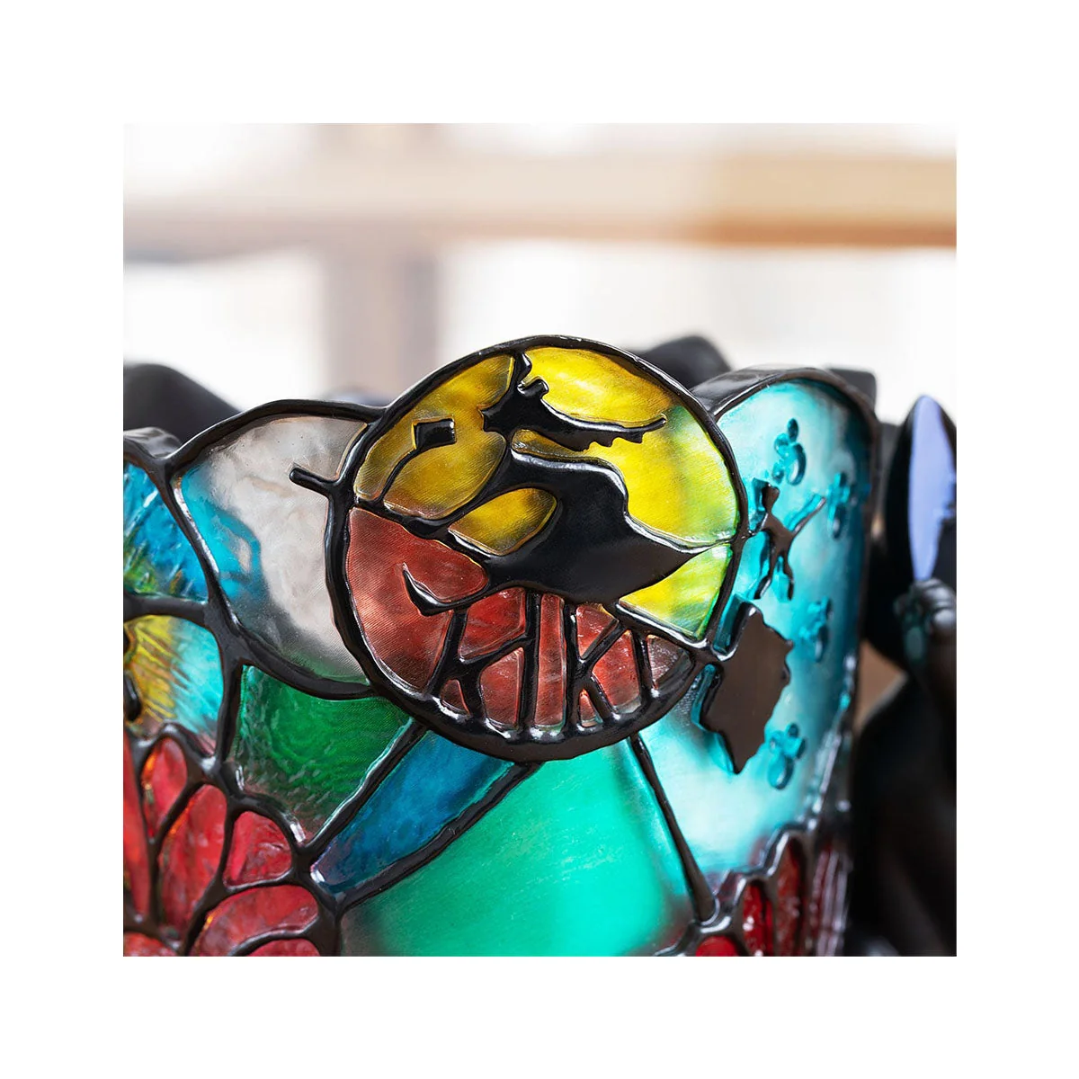 Ghibli Kiki's Delivery Service Diorama Box Flower Stained Glass - Image 8