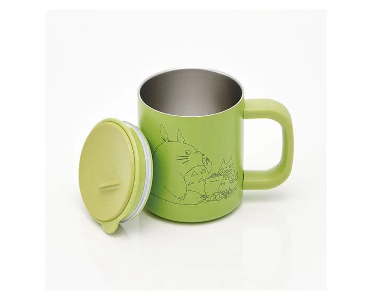 Ghibli My Neighbor Totoro Stainless Steel Mug Light Green - Image 3