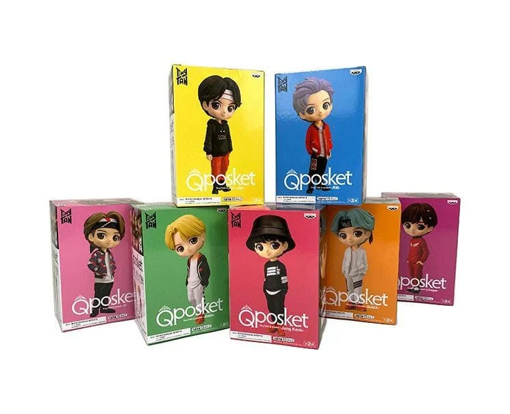 Q Posket Bts Figures Complete Set