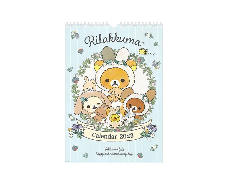 San-X Japan 2023 Wall Calendar Rilakkuma