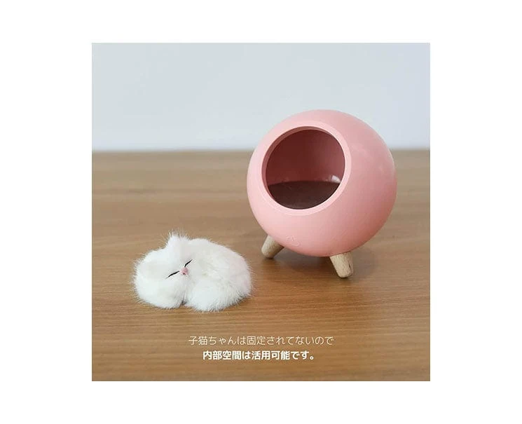 Sleeping Cat Mood Lamp: Pink - Image 3